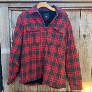 Utex Red and Black Plaid Shirt